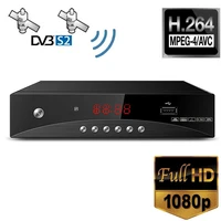 FTA DVB-S2 decodificador HD Digital satélite TV receptor H.264 compatible con MTK7601 WIFI Dongle DVB S2 sintonizador decodificador