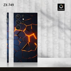 Colorful Decal Skin for Samsung Galaxy S24 S23 S26 Ultra Plus S25 Note20 Back Screen Protector Cover Wrap Stones Sticker