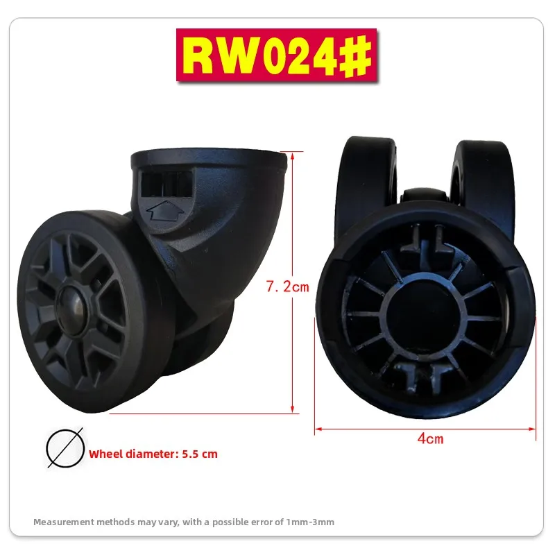 Universal Wheel Luggage Cart Travel Wheel Tool Box Wheel Removal Roller for Suitcase And Baggage