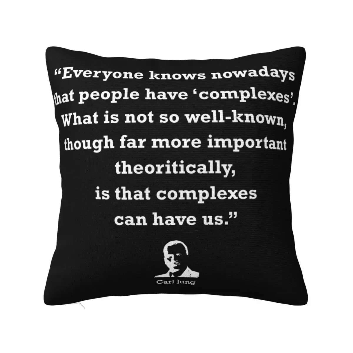 Carl Jung Best Proverb Apparle Birthday Gift Idea T Offer Famous Quote Colour Punk Brand Style Basic Pillow Case