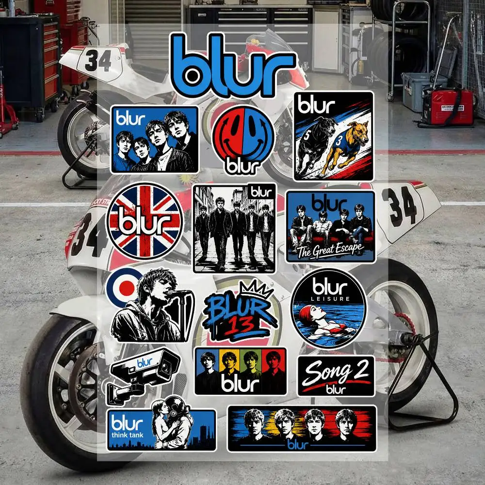 

B-Blur Aesthetic Graffiti Stickers Waterproof PVC Decals for Motorcycle Skateboard Car Helmet Notebook DIY Decoration