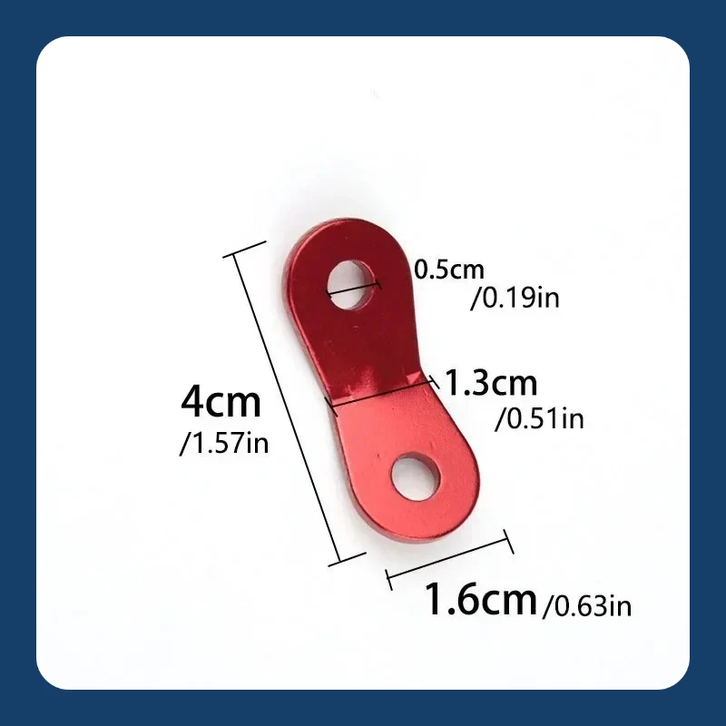 10PCS Outdoor Camping Tent, Wind Rope Buckle, Aluminum Alloy Material, Fixed Sliding Sunshade Accessories, Canopy, Parachute