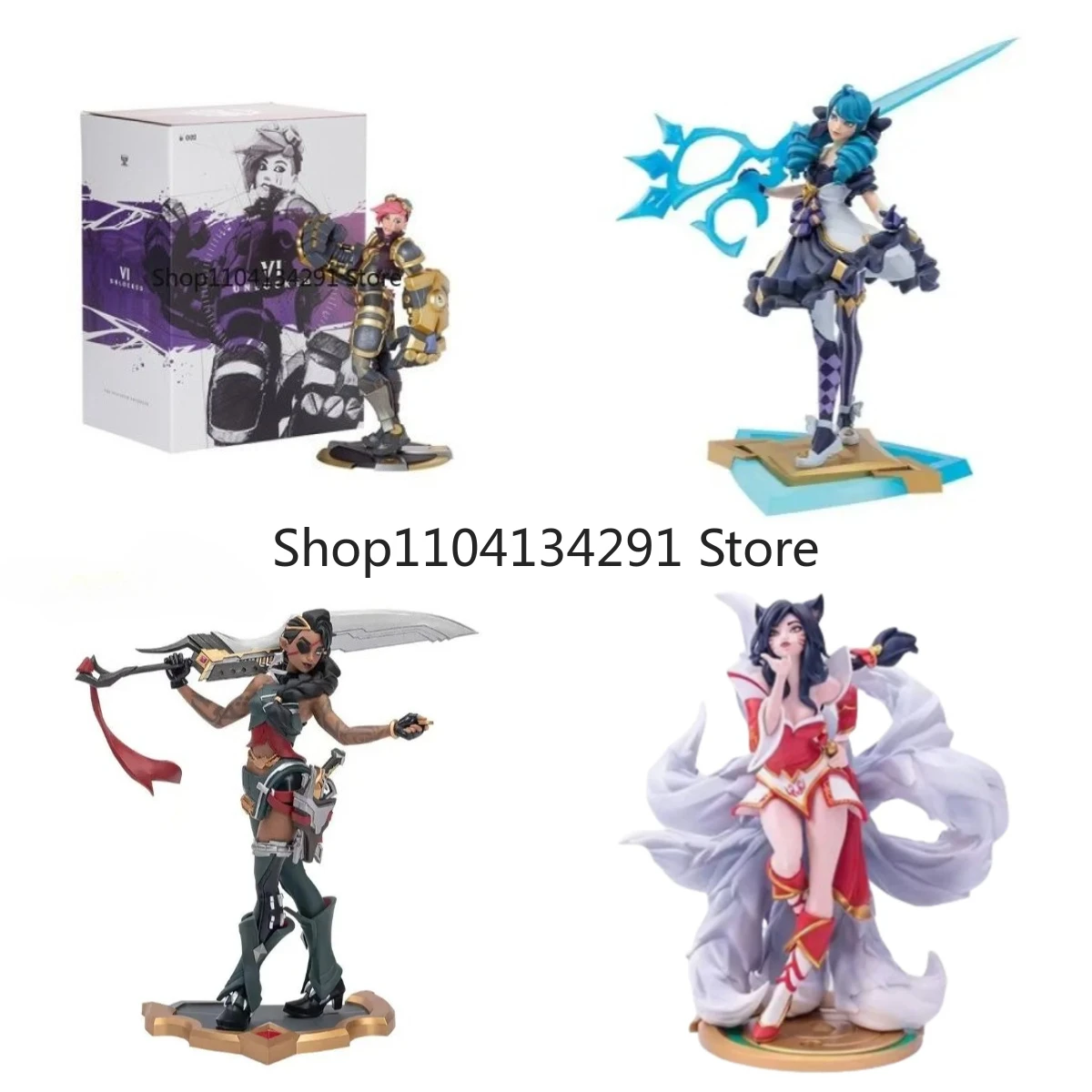 

League of Legends Collectible Original Ahri the Nine-Tailed Fox Statue Medium Size Action Figure Brand New Unopened Toy