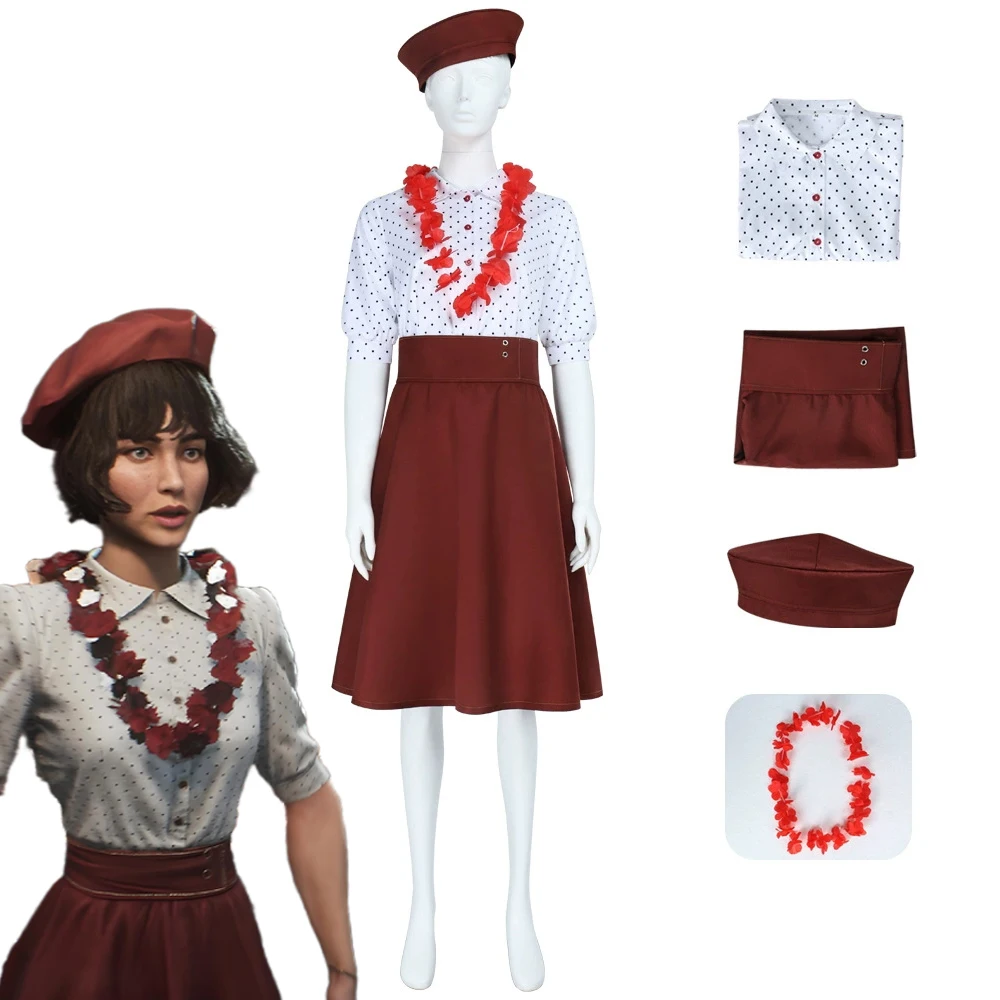 لعبة كلير سبكور إكسبيديشن 33 صوفي أزياء تنكرية للنساء قميص تنورة بدلة ترفيهية زي المرحلة ملابس الهالوين