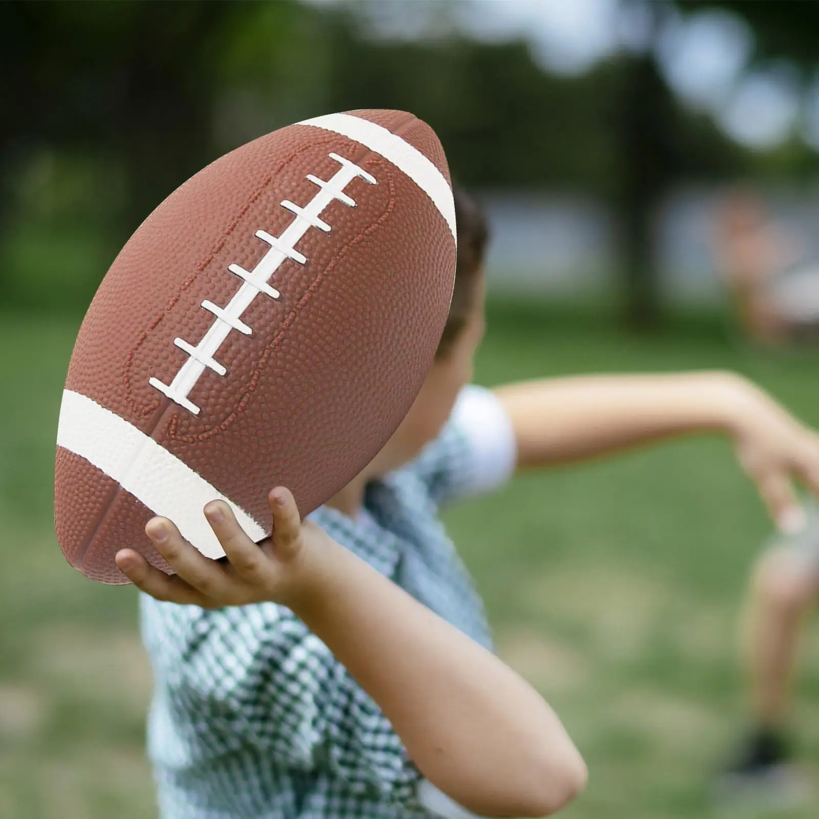 Balones de Fútbol Americano para Escuela Secundaria, Antideslizantes, Deportivos, Juveniles, Vintage, para Entrenamiento, de Alto Rendimiento, de Cuero Sintético Americano