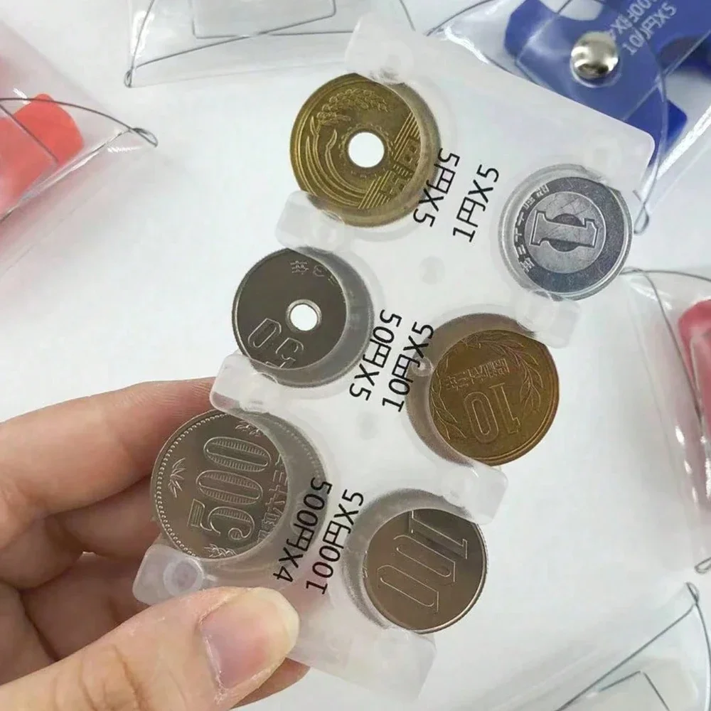 Japanische Yen-Münzbrieftasche, japanische Münzhalter-Geldbörse, Münzgeldbörse, Mini-Geldbörse, PVC-Geldbörse, tragbare kleine Geldbörse, Münzbox – Detail 5
