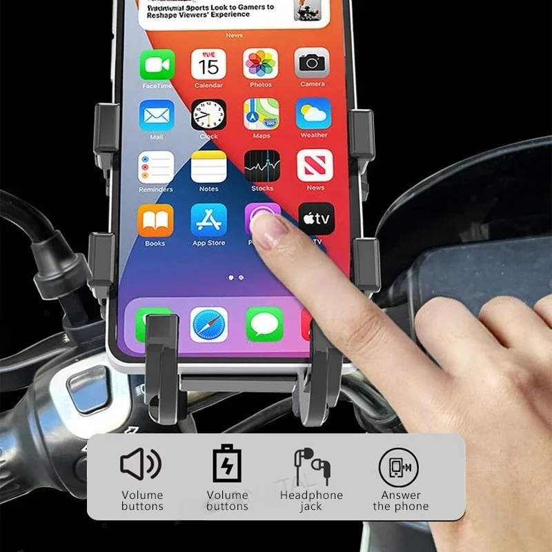 1pc Mobile Phone Holder Module Adjustable at Any Angle for Motorcycle Scooter ATV bike Cell Phone Bracket - view 4