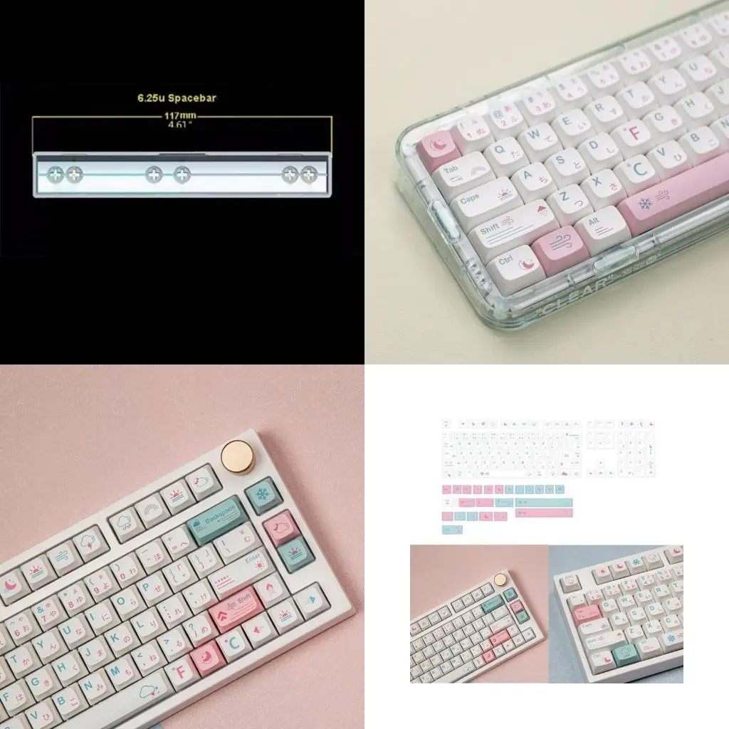 

31BA Keycaps 132 Keys XDA Profile Keycap Set for Gaming Mechanical Keyboard Japanese