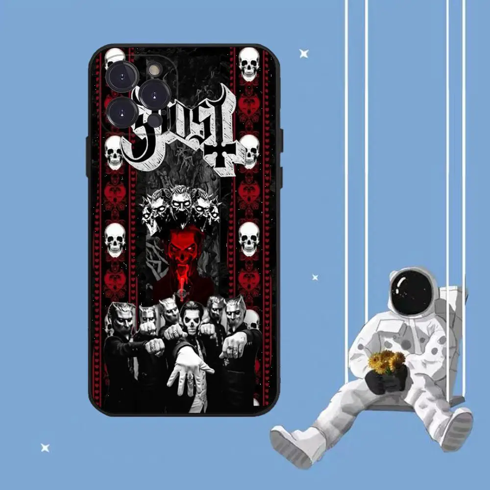 Casing ponsel Band hantu, pelindung HP untuk iPhone 14 11 12 13 Mini Pro XS Max 6 7 8 Plus X XR SE 2020 Funda