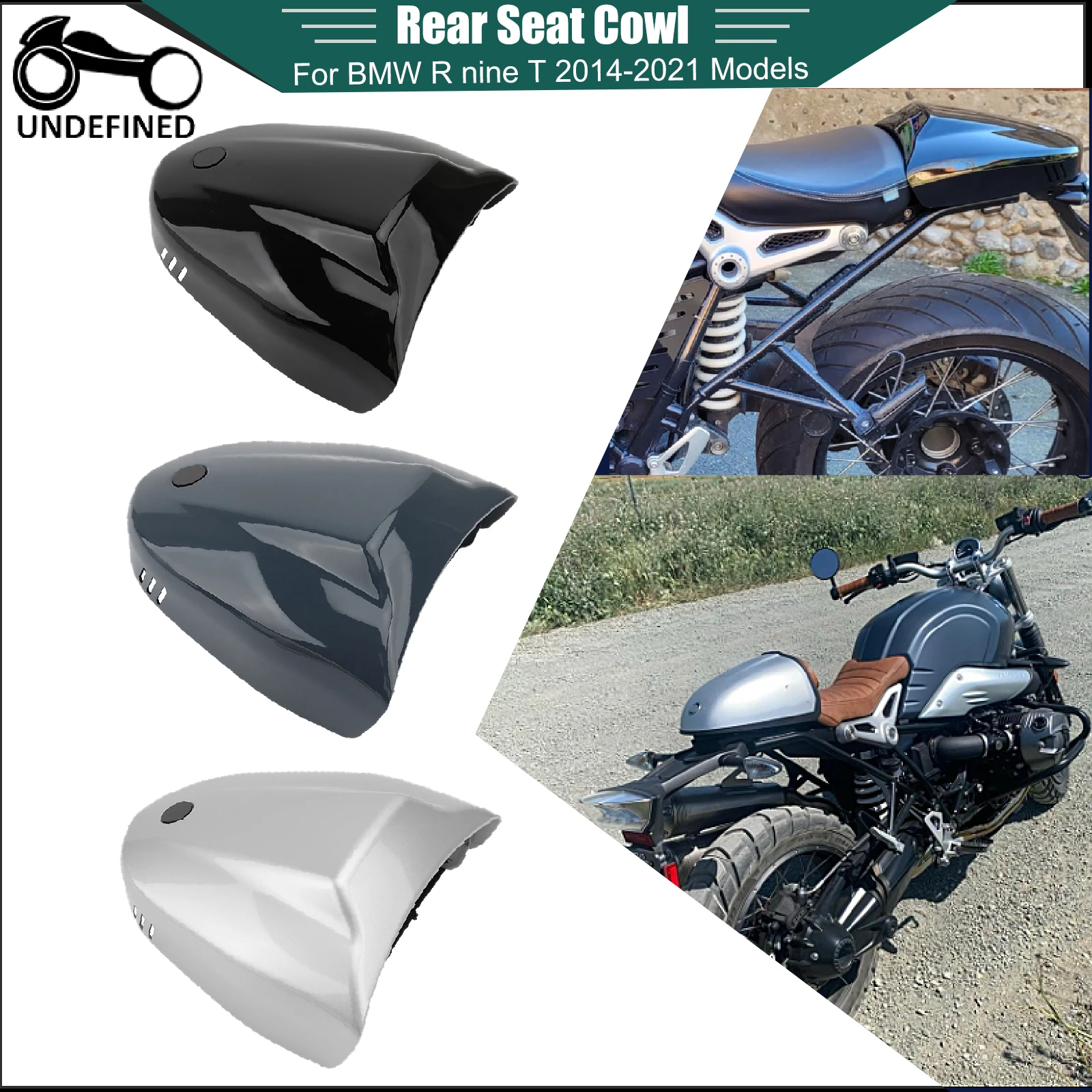 

For BMW RNINET R NINE T R 9 T RACER PURE 2014-2024 Motorcycle Tail Tidy Swingarm Mounted Rear Pillion Seat Cowl Cover Fairing