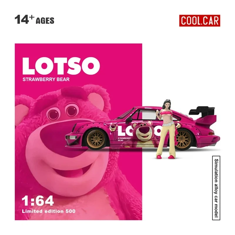 Cool Car 1:64 RWB 964 bear Limited500 Diecast Collector's Vehicle Model Car