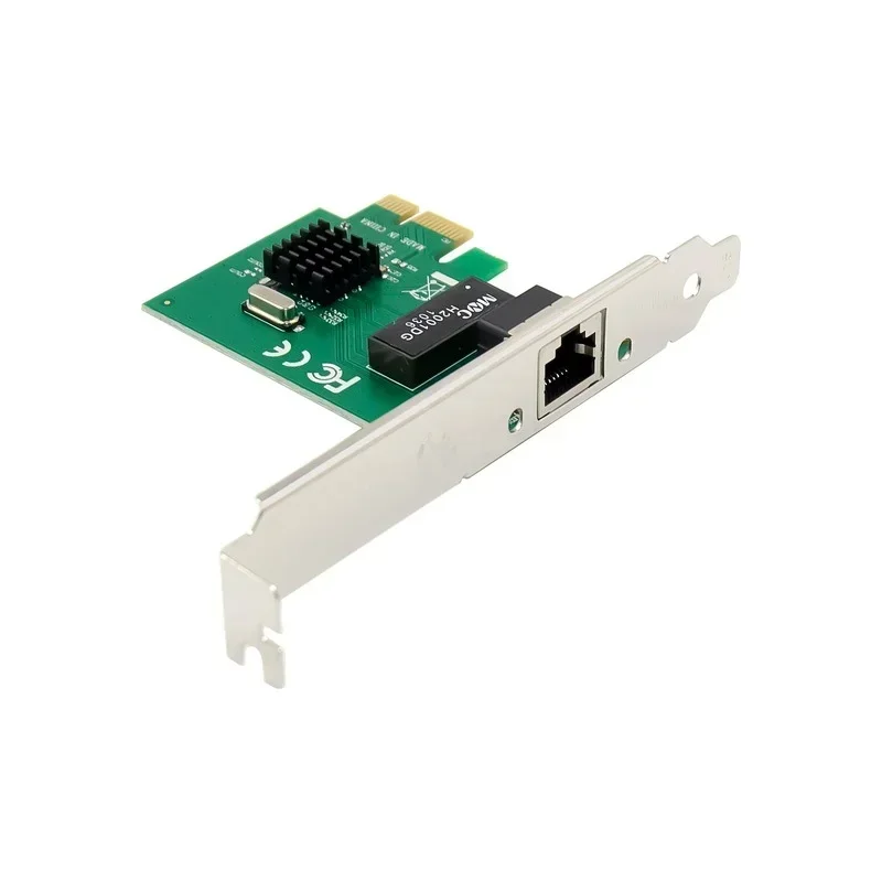 بطاقة الشبكة PCIE X1 منفذ واحد RJ45 رقاقة Realtek 8111G جيجابت إيثرنت 10/100/1000M PCI-E محول الشبكات لسطح المكتب #5