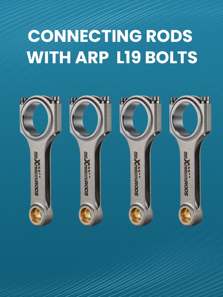 4x MaXpeedingrods Connecting Rods ARPL19 Bolts for Honda K20A3 Engine 138.5mm for Acura RSX Civic 2.0 i-VTEC  Balanced Floating