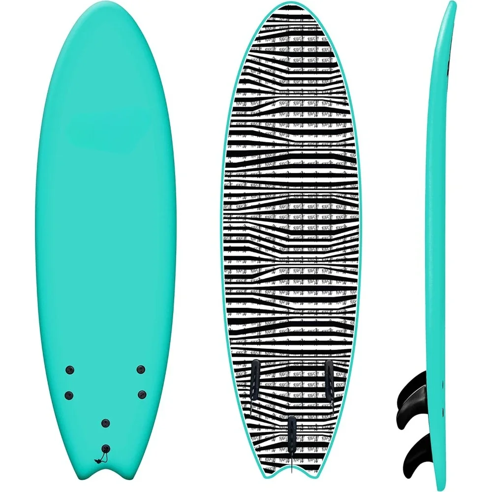 

Be suitable for Surfboard Performance Fish Soft Top Surf Board, Foam Surfboard, Kids Surfboard, Adult Surfboard, Beginner Surfbo