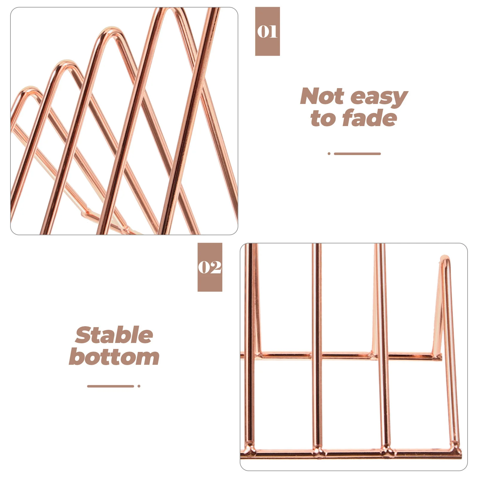 

1 Set Metal Book Stand Double Layer Retractable Desktop Organizer For Books Magazines Files Cd Storage Rack