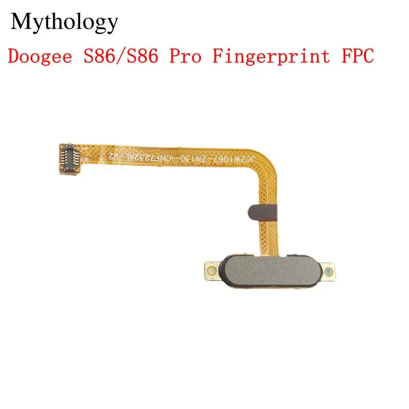 For Doogee S86 Pro Original Fingerprint Sensor Button Flex Cable Mobile Phone Repair Parts