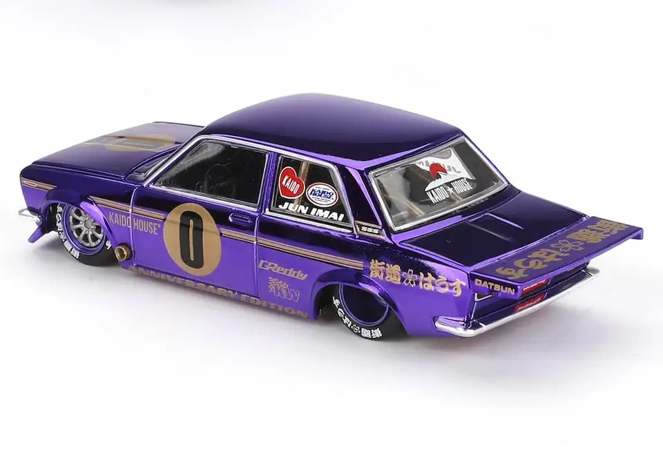 Kaido House + MINIGT 1/64 Datsun Street 510 Racing V2 KHMG131 Car