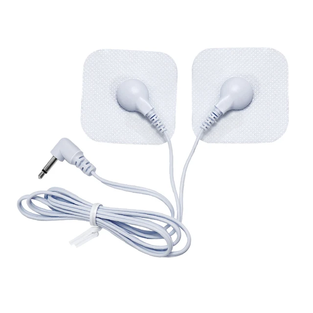 2/4 przyciski kabel elektrostymulatora do masażu mięśni TENS maszyny do terapii akcesoria kabel połączeniowy masaż relaksacyjny
