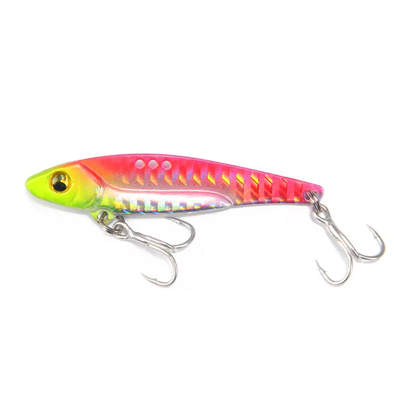 7-teiliges Set 8G/5CM VIB Metall-Angelköder mit Farbdruck, Sinkender Minnow-Köder, Künstlicher Köder, Cooles Angelzubehör – Detail 7