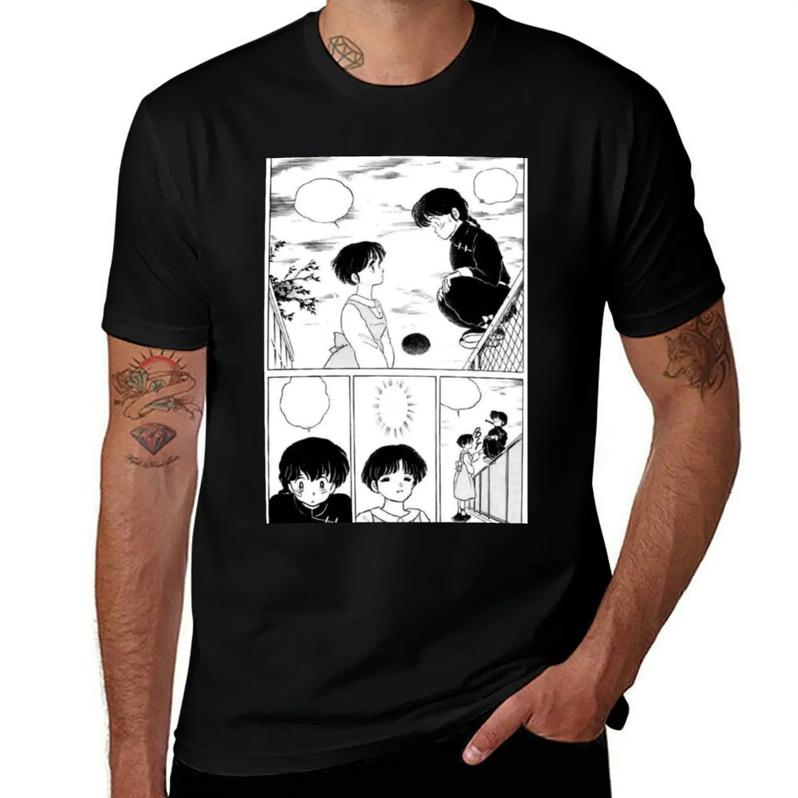 Ranma and Akane Love - Ranma 1/2 Collection T-Shirt baggy shirts quick drying cute clothes shirts men