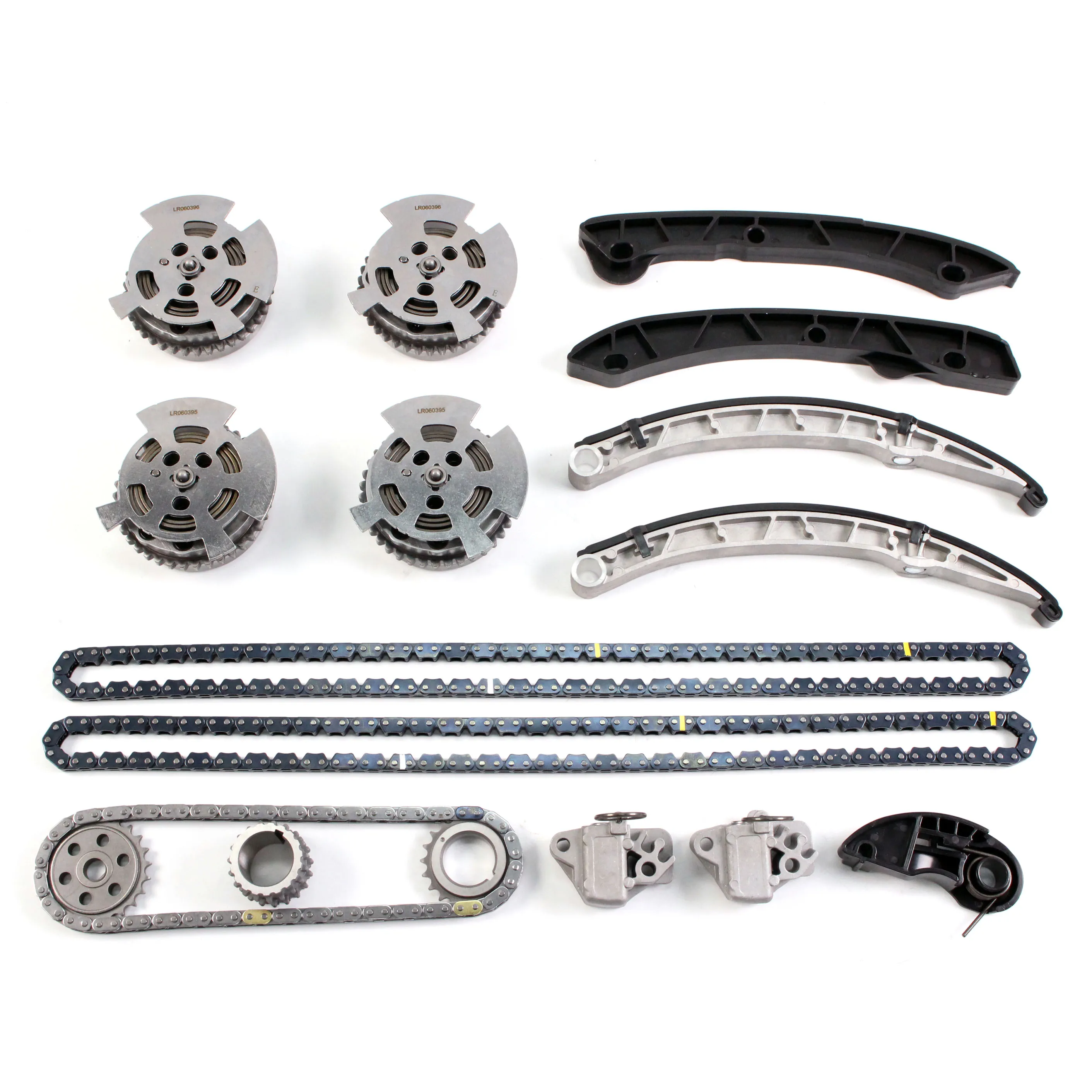 

Timing Chain Kit with VVT Sprocket for 2013-2023 Jaguar F-Type F-Pace XF XE XJ Land Rover Discovery LR4 Range Rover 3.0L V6