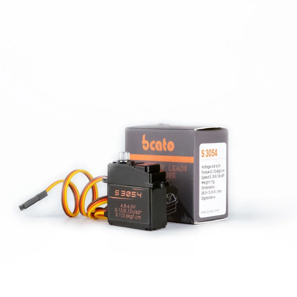 Bcato S3054 17g 3.5kg 0.13sec 23T Metal Gear Digital Servo for RC FPV Helicopter Airplane Tail Servo