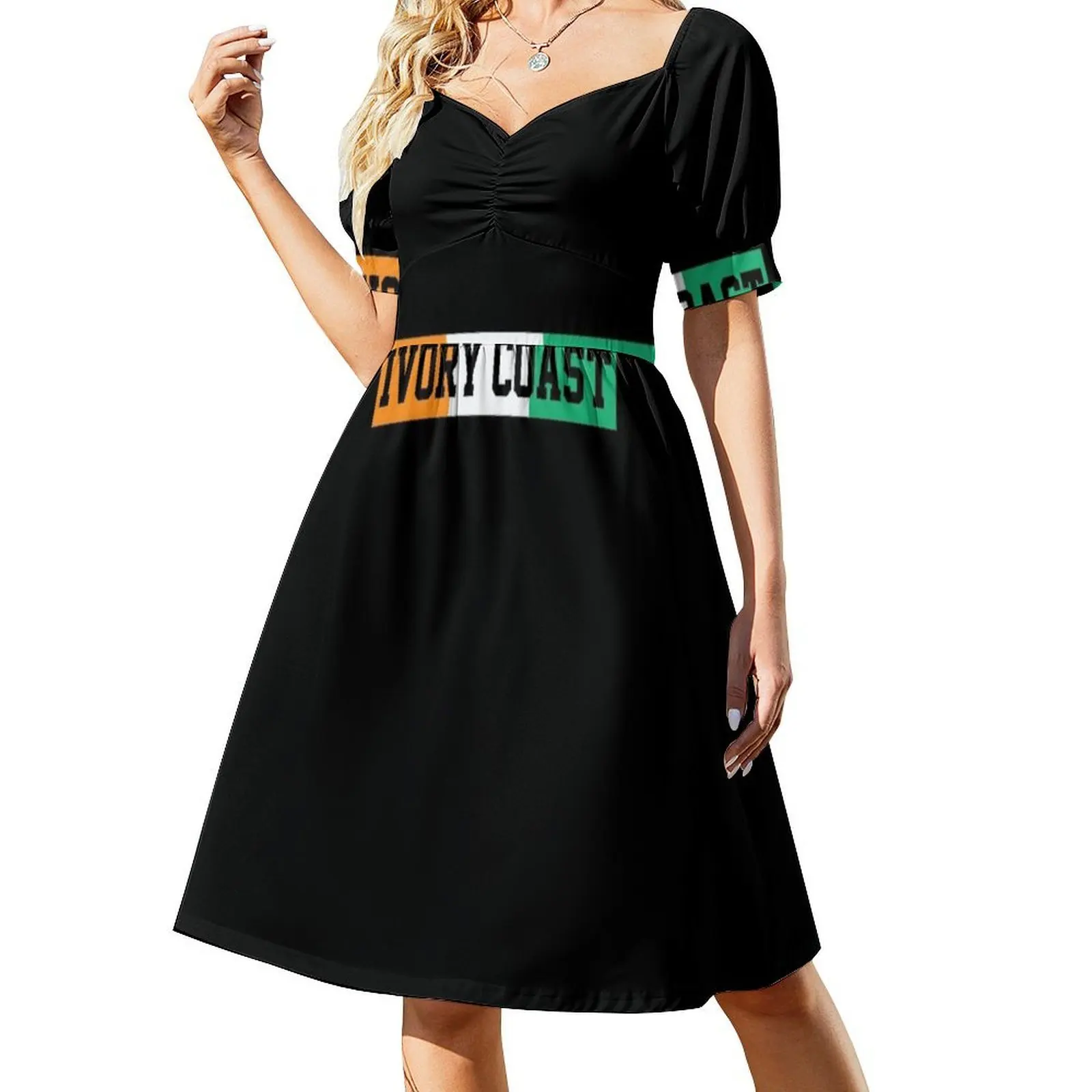 ชุดเดรสโบฮีเมียนแขนกุดลายพิมพ์หลากหลายสไตล์สำหรับวันหยุดพักผ่อนที่ชายหาด  ชุดเดรสสำหรับงานปาร์ตี้  ชุดเดรสสไตล์ไอวอรี่โคสต์  ชุดเดรสสำหรับผู้หญิงที่รักการเดินทางในแอฟริกาตะวันตก