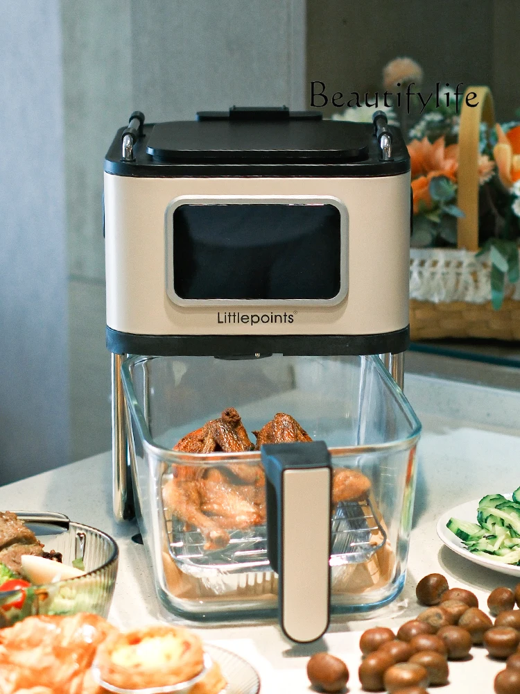 Intelligent visual air fryer Household 4.5L oil-free electric fryer, split can be fried