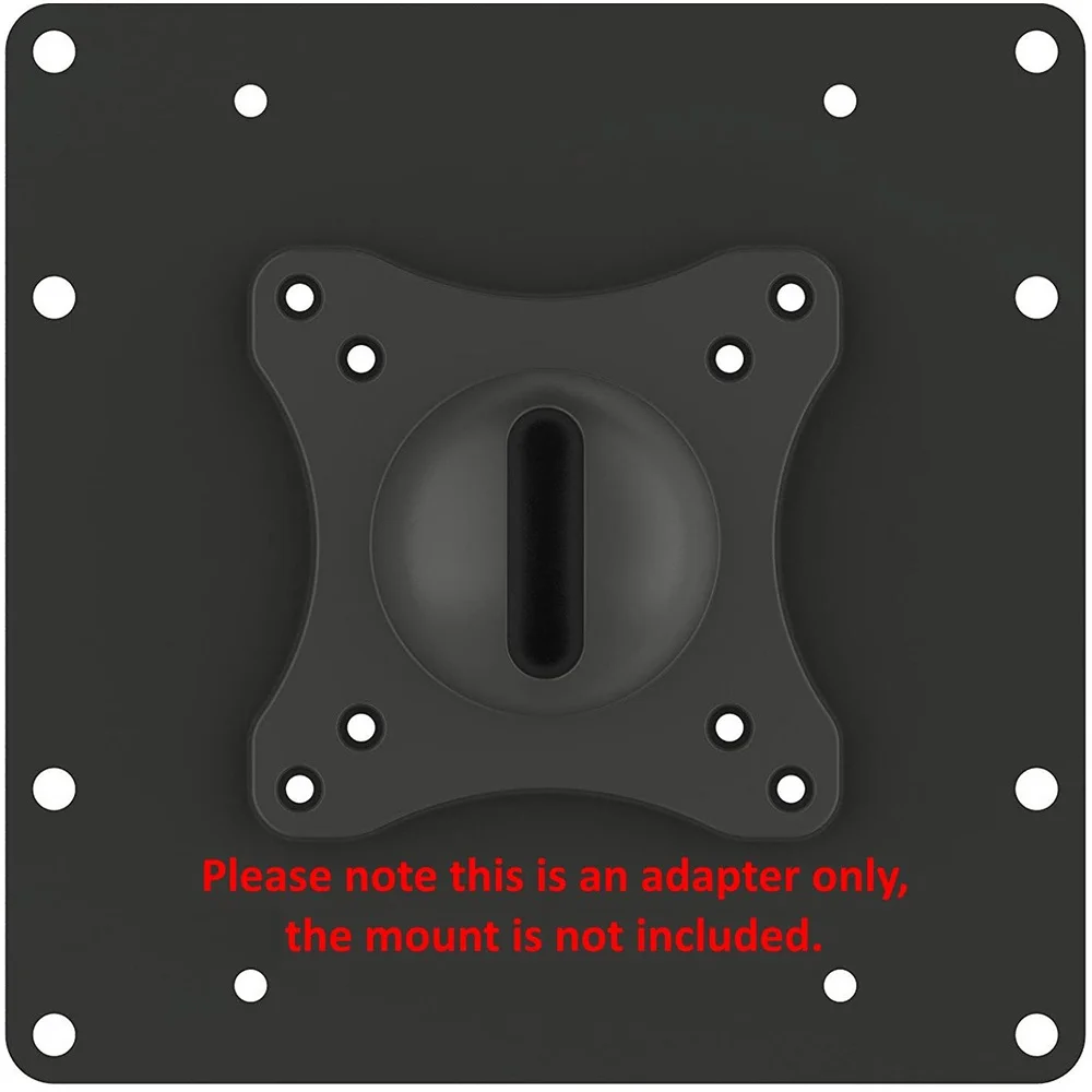 Placa adaptadora de montagem MAKE-VESA para montagens de TV, converte padrões VESA de 75X75 e 100X100 a 200X200 mm, placa de conversão VESA