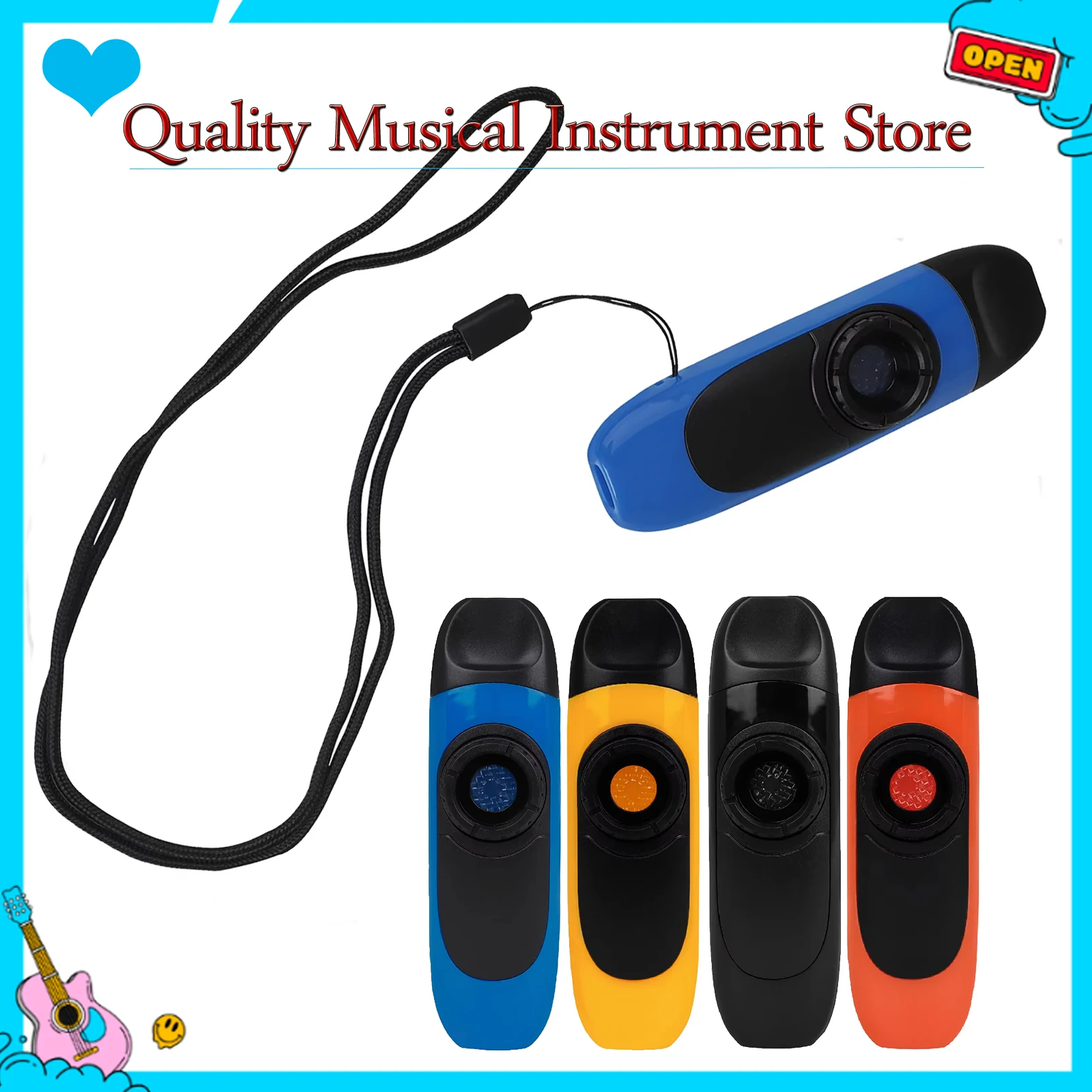 كازو الناي صديقة للبيئة مادة ABS مريحة تحمل اللعب غشاء فلوت مريح قابل للاستبدال آلة موسيقية نحاسية