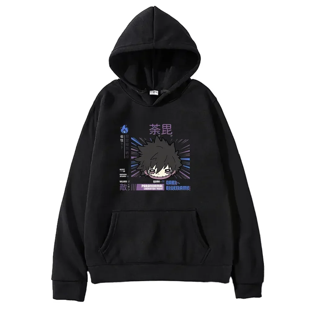 

Japanese Anime My Hero Academia Dabi Hoodies Men Women Manga Print Long Sleeve Pullover Sweatshirts Casual Fleece Clothing