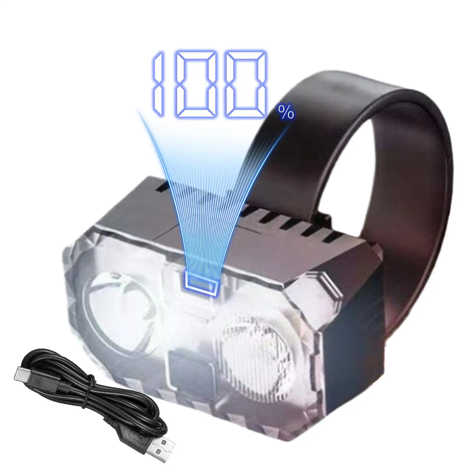 

Bright Cycling Light Warning Cycling Lights Flashlight 120 Degree Floodlight Coverage Sensing Dimming Riding Safety Equipment