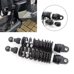 New Universal Black Motorcycle Rear Shock Absorber Damping Adjustable 320MM Long After The Shock Fit For Harley Davidson Touring