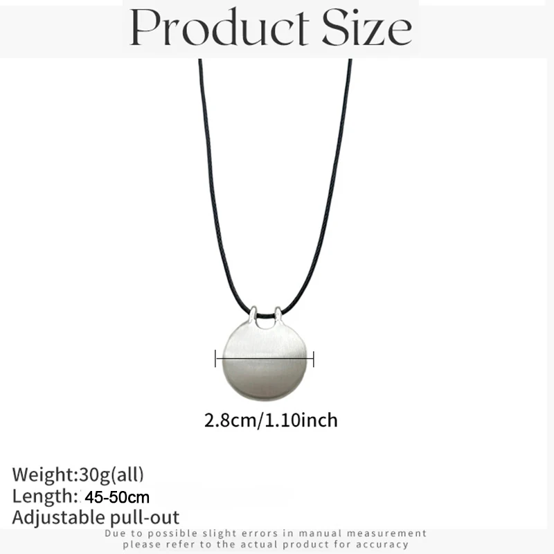 Korean Ins Niche Design Round Bag Pendant Long Necklace Sweet and Cool Flirty Style Versatile Sweater Chain Accessories for Wome view 6