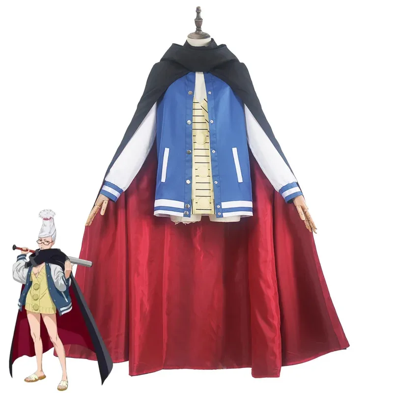 أنيمي دا دان أيأسه سايكو تأثيري حلي Dandadan عباءة البيسبول سترة موحدة الكبار شعر مستعار امرأة مثير كرنفال حفلة البدلة سم ؛ 5