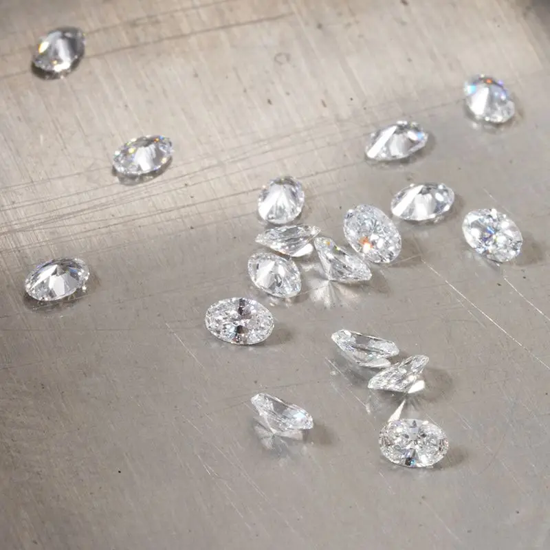 1CT Ovaler DEF VVS-VS Melee Laborgezüchtete Diamanten 1,5x2mm~5x7mm Kleine Lose Laborgezüchtete Diamanten Großhandel – Detail 4