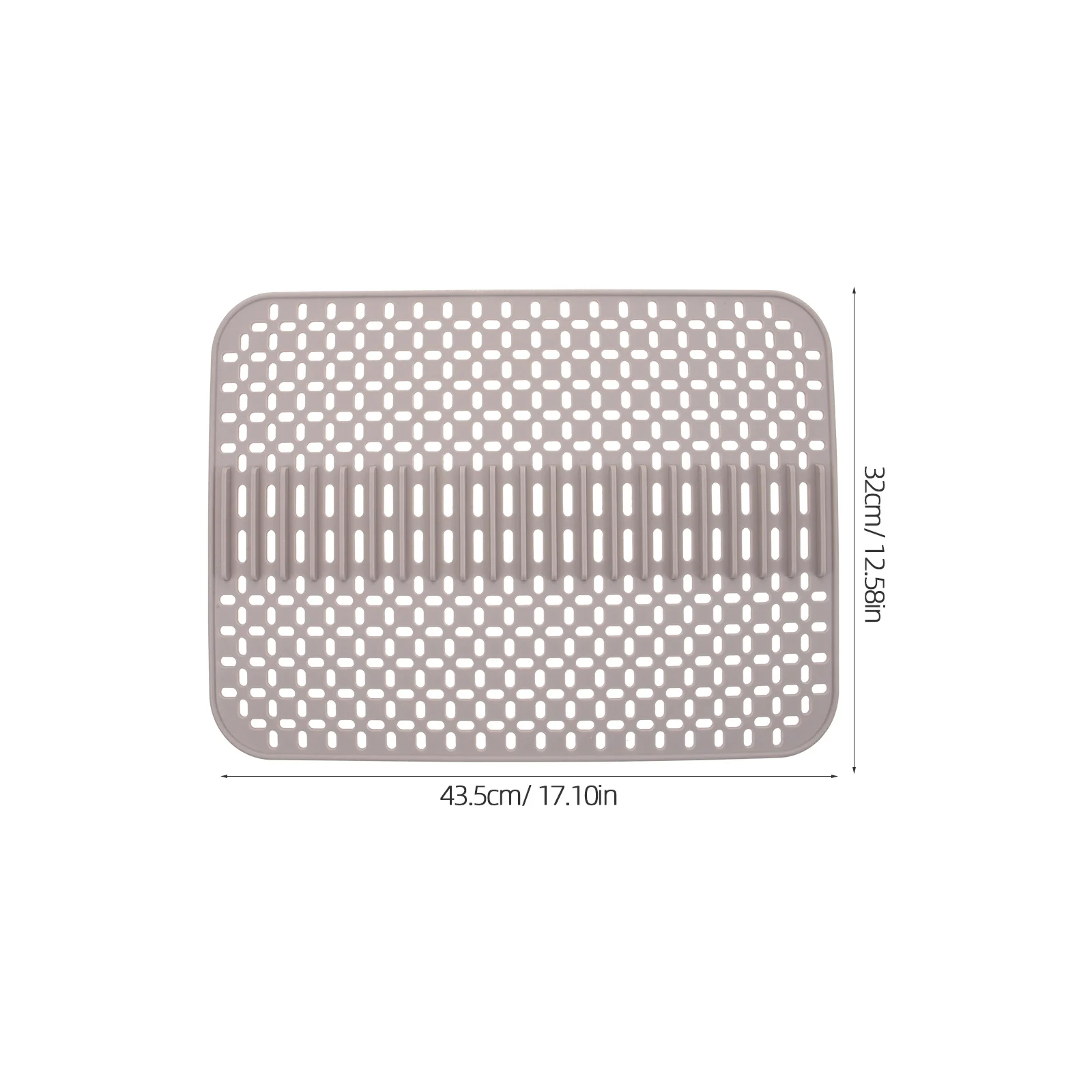 

Silicone Kitchen Sink Square Drain Dish Drying Mat Heat Resistant Pad Waterproof Slipproof Protection For Cups Plates Wine