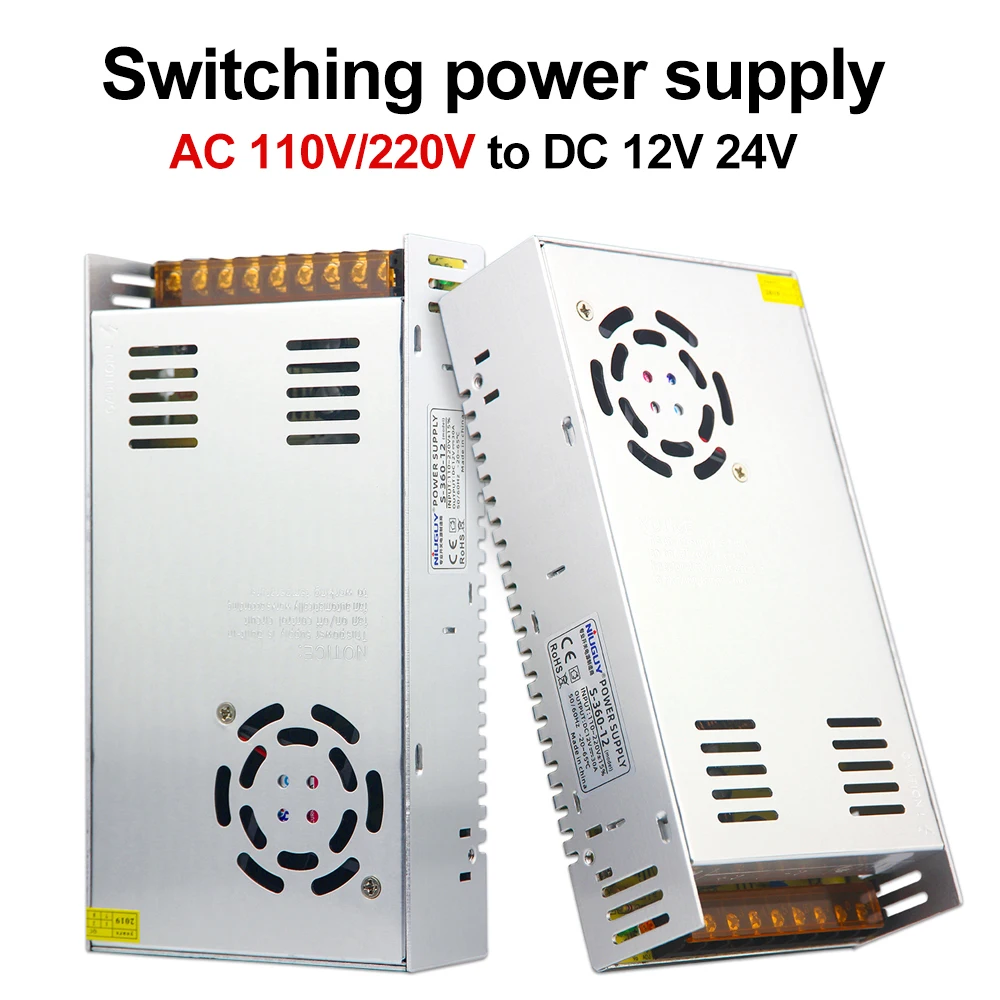 Switching power AC110/220V to DC12V 24V low voltage conversion transformer for LED lamp belt security camera