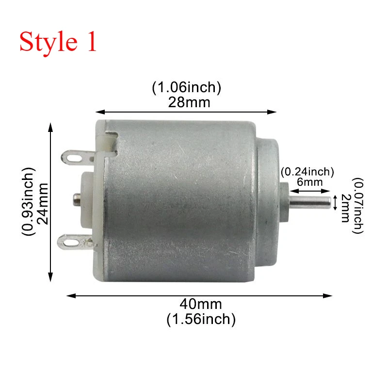 260 Micro Small Motor High-speed Rotation Mini Fan Motor Motor for Toy Electric Toothbrush Hair Dryer