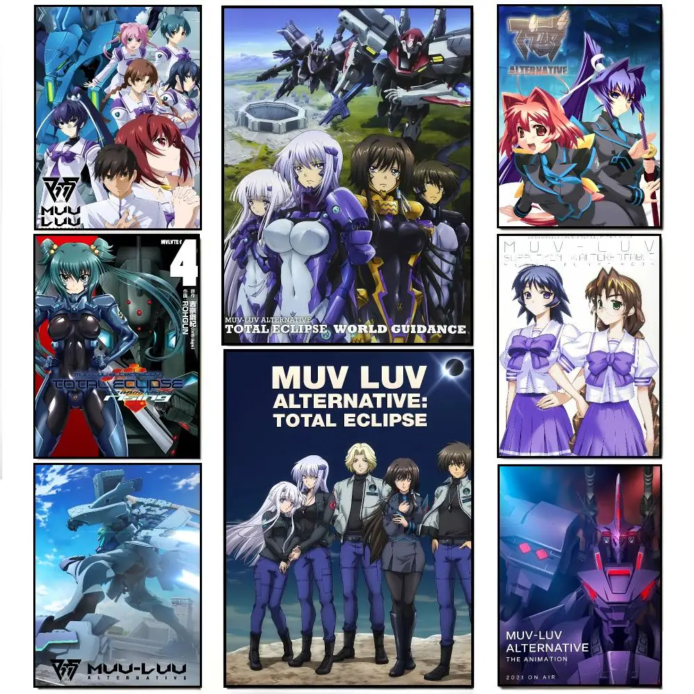 Apocalyptic Anime M-Muv-Luv Alternative Poster Elegant Indoor Artwork Design & Contemporary Home Decor