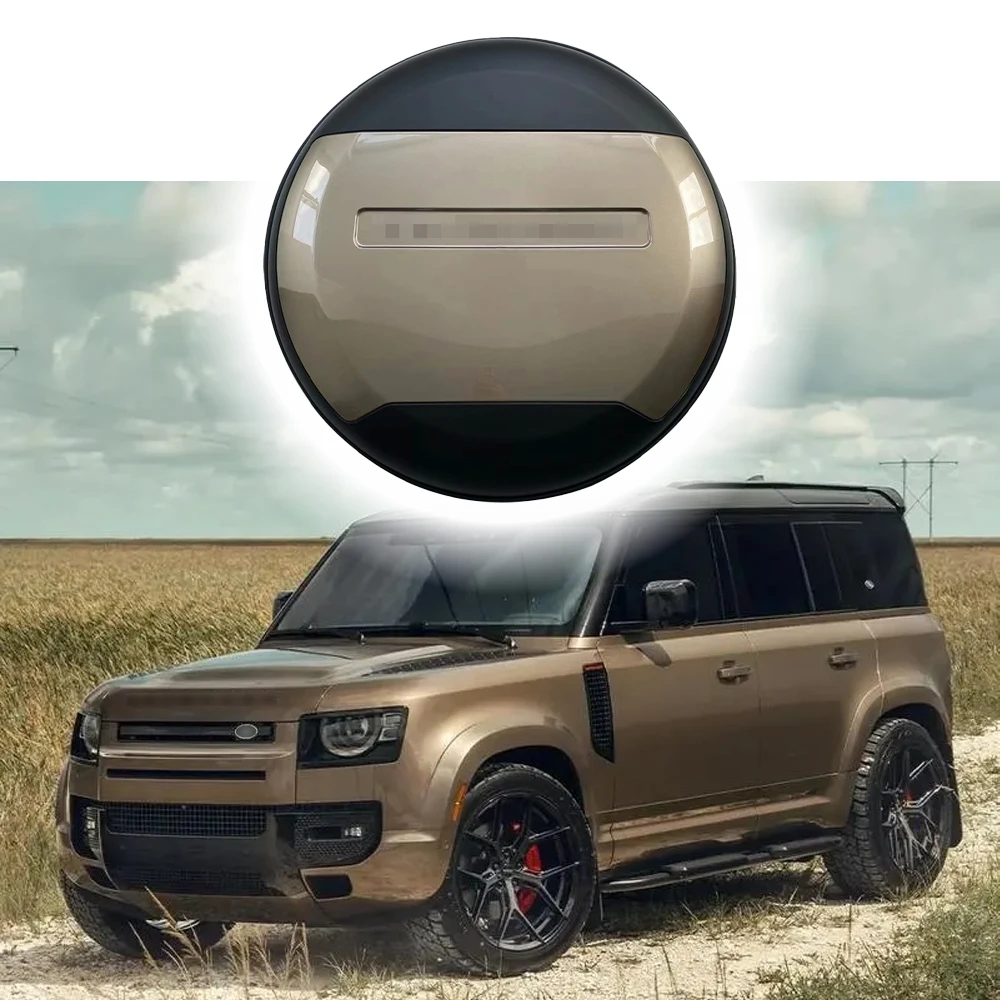 Gondwana Stone Series Spare Tire Cover fits for Land Rover Defender 110 90 130 2020-2024 ABS Spare Tyre Wheel Cover Protector