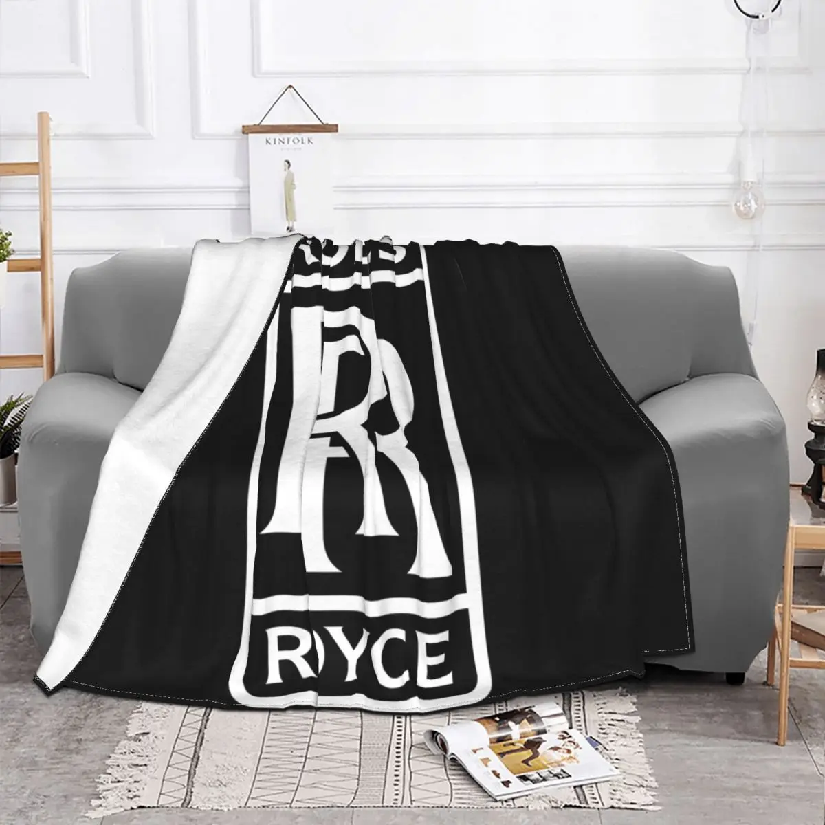 Rolls Royce Luxury Car Phantom Coupe Ghost Blanket Thick Raschel Dust Cover Cover Blanket Sofa Decorative