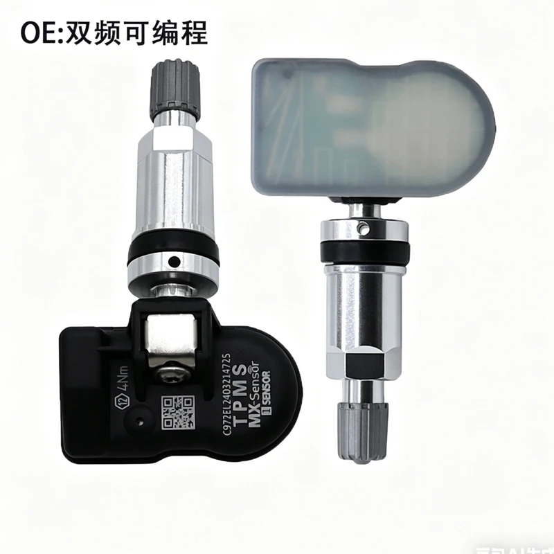 

Универсальный программируемый датчик давления в шинах TPMS, универсальный, 315-433 МГц, двухчастотный, в одной зарубежной версии