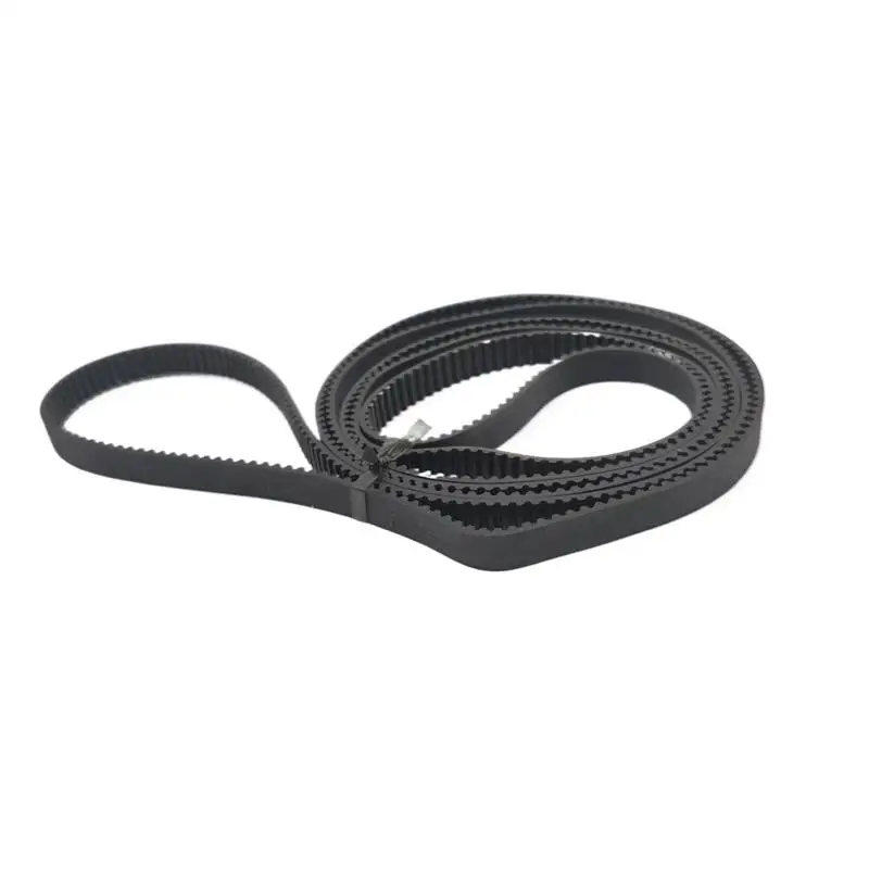 S2M 244 Synchronous Belt S2M-6 Closed-loop Rubber Timing Belts Width 10mm 8mm 15mm STD Black Timing Belt Length 244mm