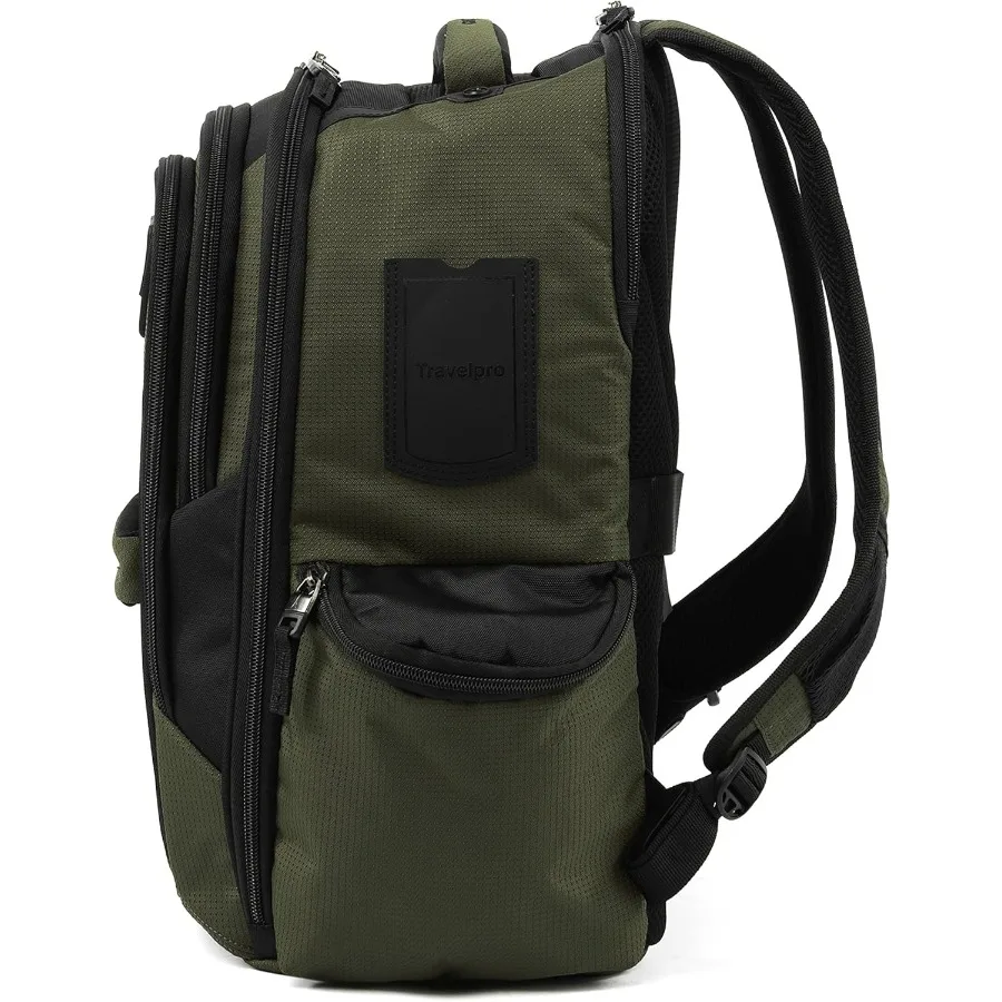 حقيبة ظهر متينة خفيفة الوزن من Travelpro Bold تناسب ما يصل إلى 15.6 بوصة للكمبيوتر المحمول والكمبيوتر اللوحي زيتوني/أسود #3