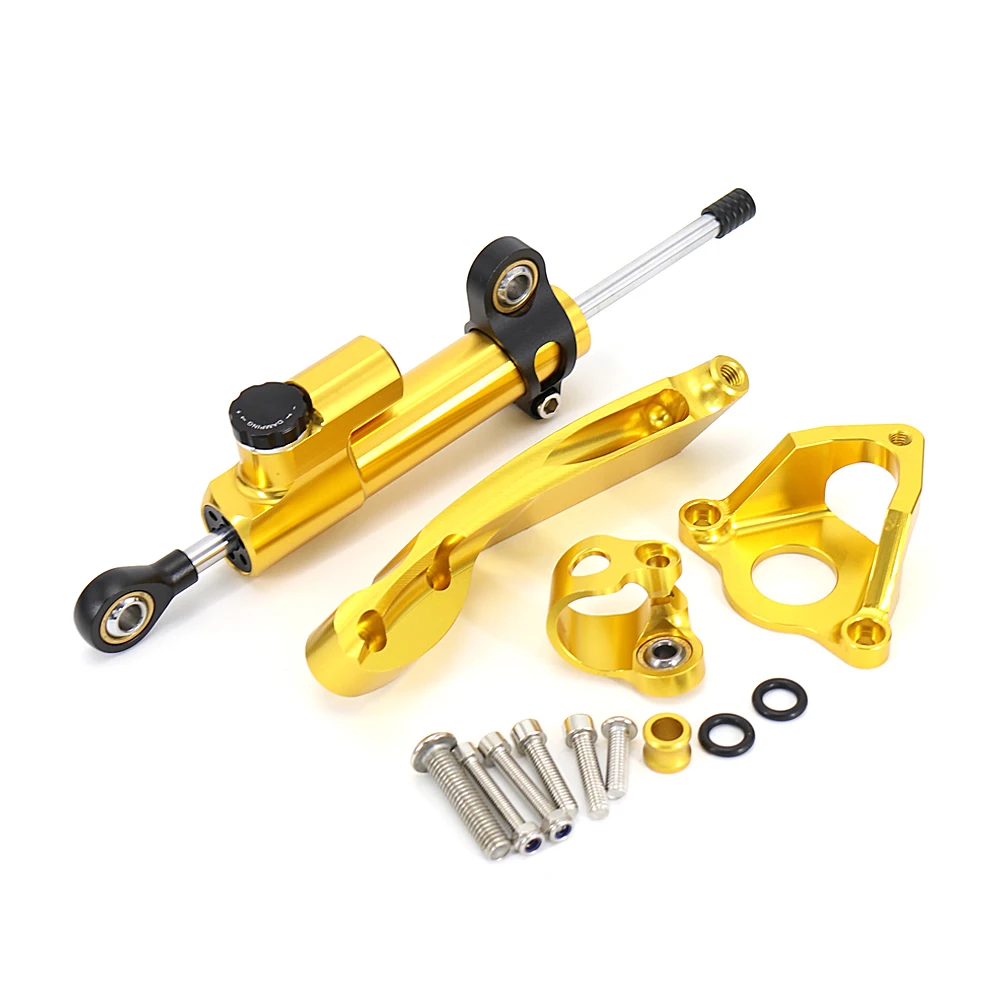 Zestaw wspornika mocującego stabilizator układu kierowniczego CNC do motocykla Honda CBR600RR CBR 600 RR 600RR 2007-2016