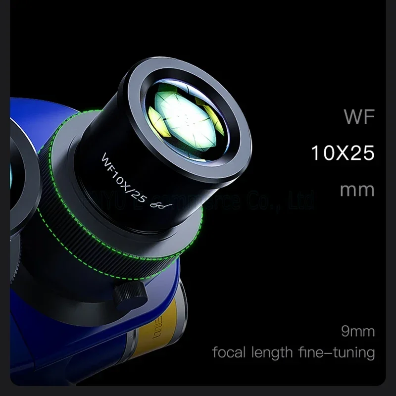 Microscopio estéreo Trinocular mecánico D75T, Zoom continuo 7X-50X, herramienta de observación biológica de detección de componentes electrónicos HD