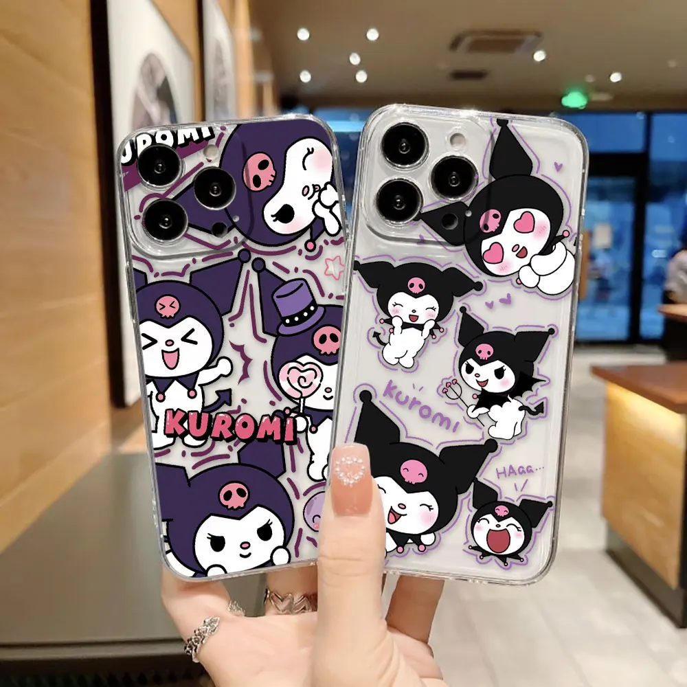 

Cartoon Baby K-Kuromi Phone Case For VIVO Y04 Y15S Y16 Y17S Y19 Y19S Y20 Y21 Y28 Y29 Y22S Y35 Y36 Y50 Y75 Y76 Y100 Clear Case
