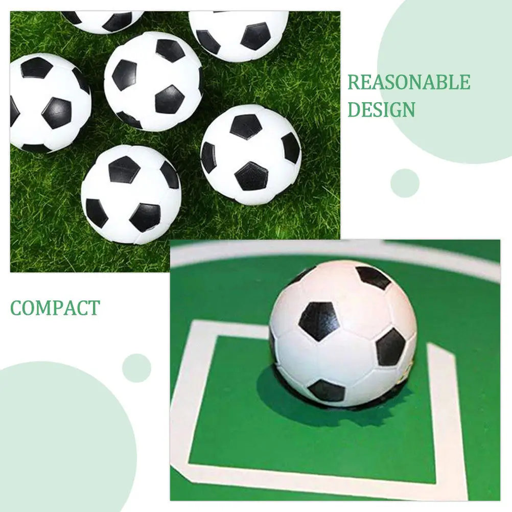 

10Pcs 23Mm Black White Foosball Balls Compact Lightweight Table Football Replacement Balls for Adult Foosball Game Supplies