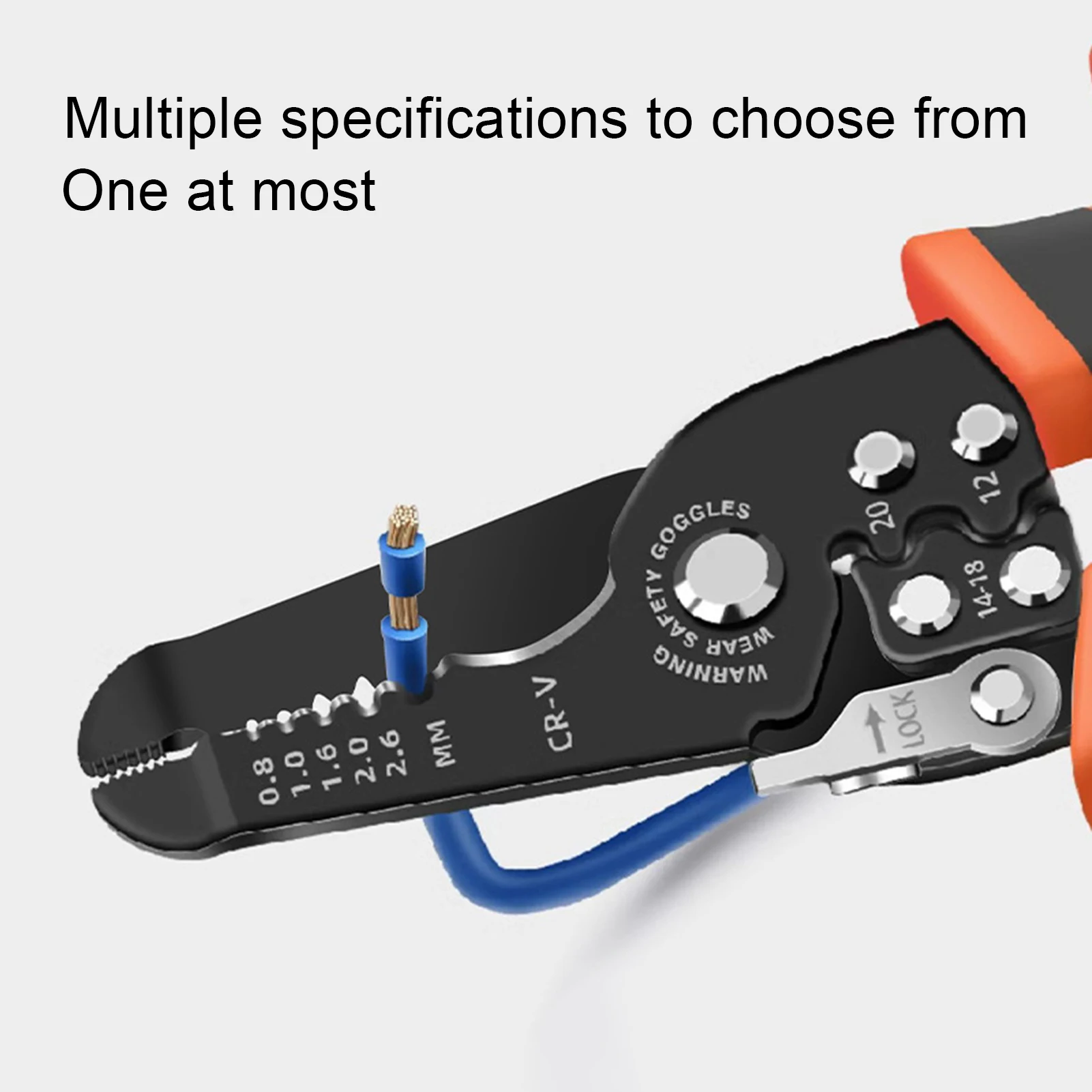 

7 Inches Wire Stripper Professional Wire Cutting Pliers With Scale For Sub Line Winding Branching Electrician's Hardware Tools